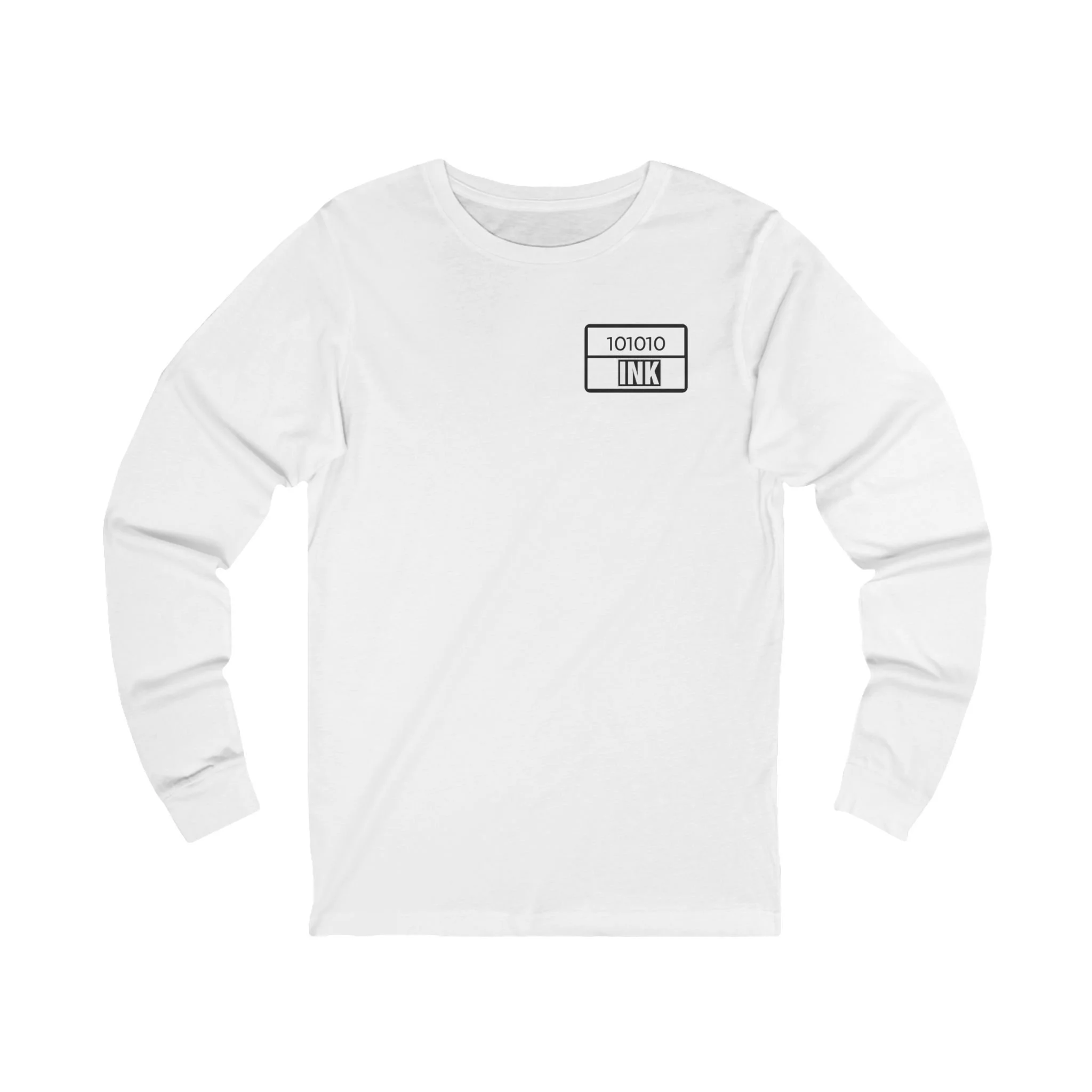 Trader's look Jersey Long Sleeve Tee - 101010 INK logo printed