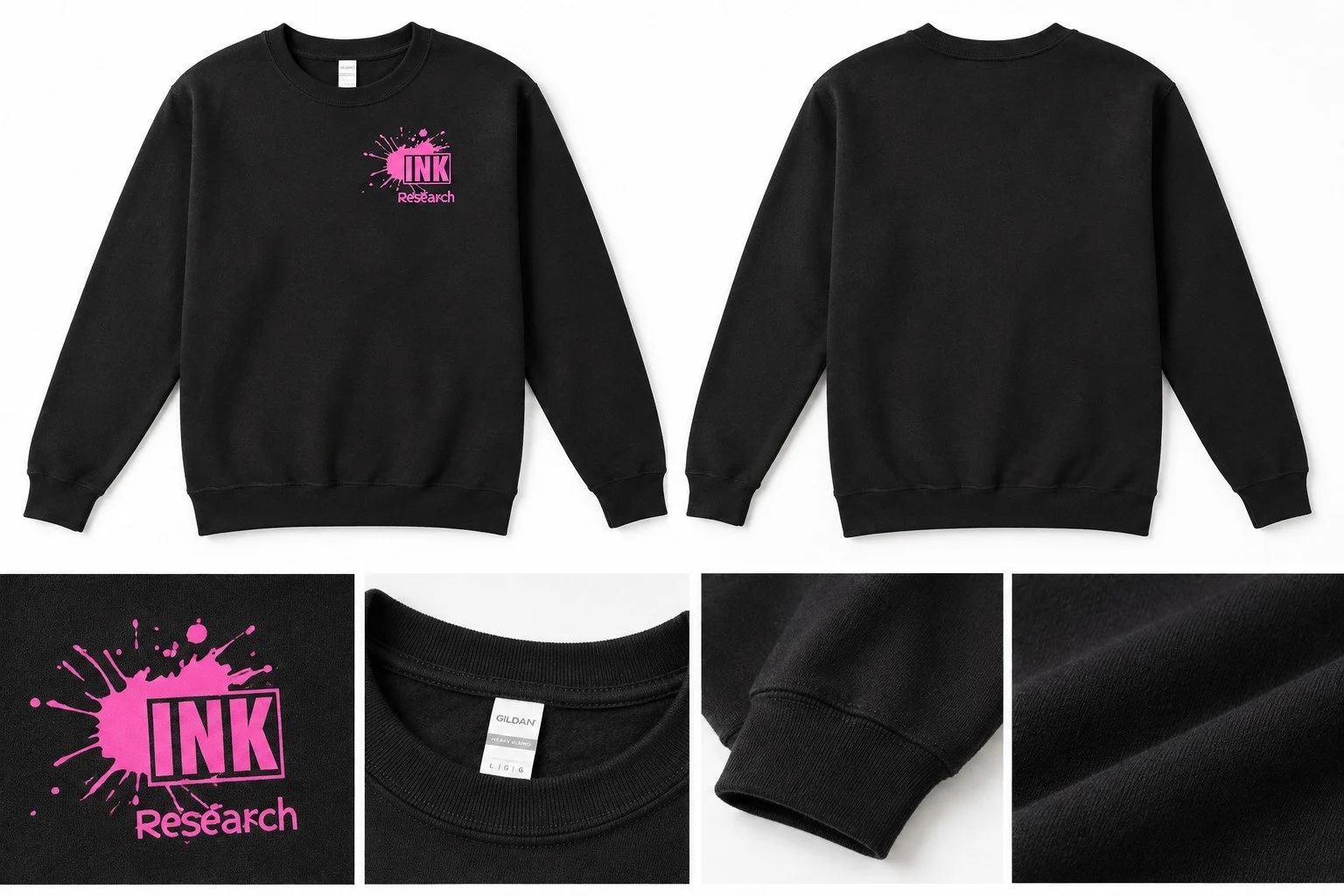 Pink INK logo Sweat shirt