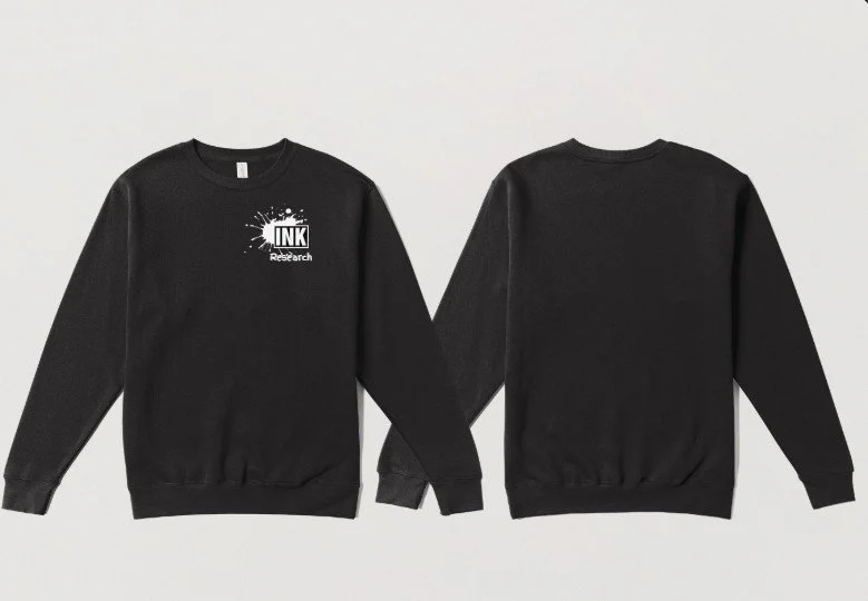 White INK logo Sweat shirt (3 colours)