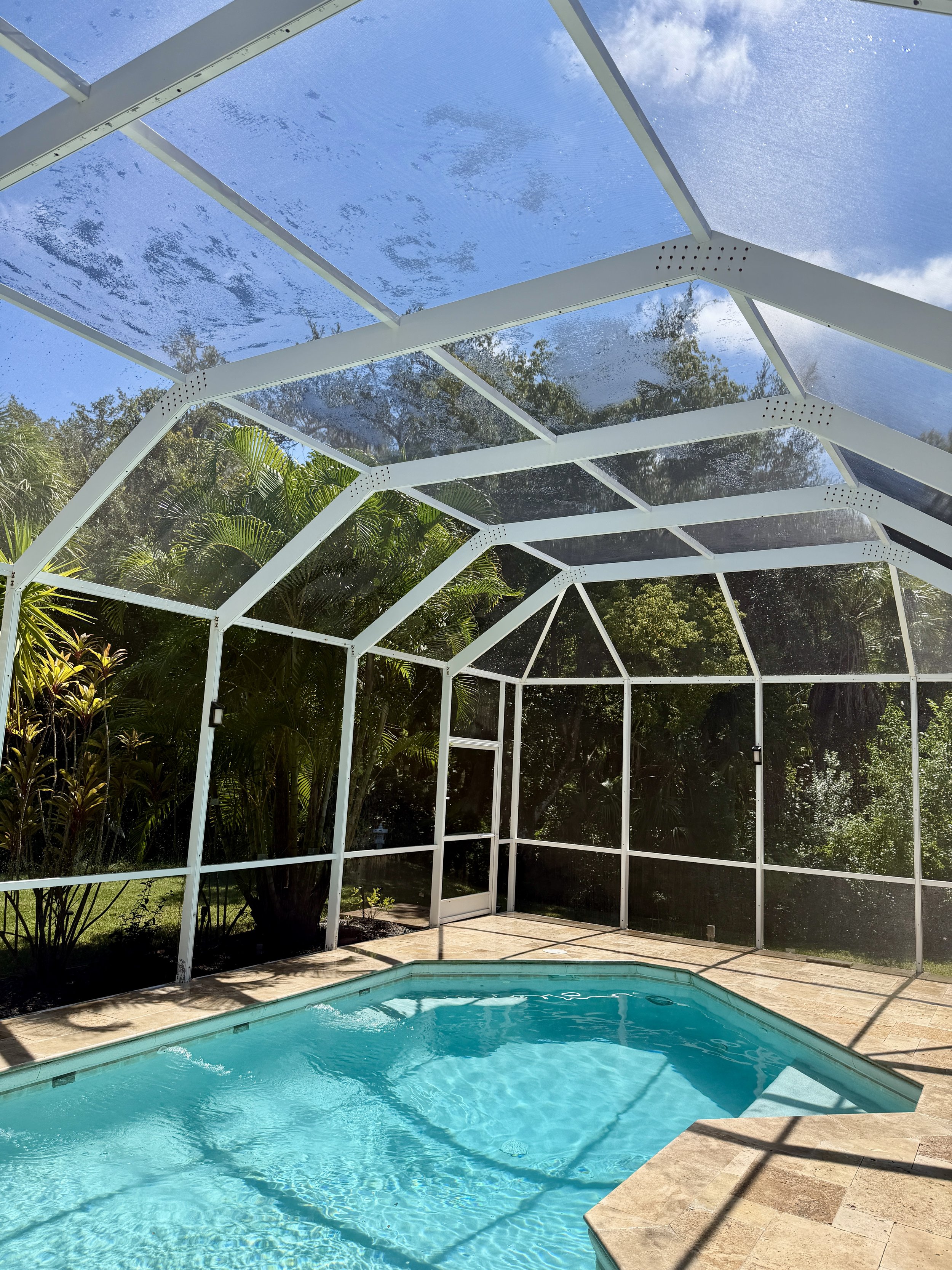 Pool Cage Cleaning