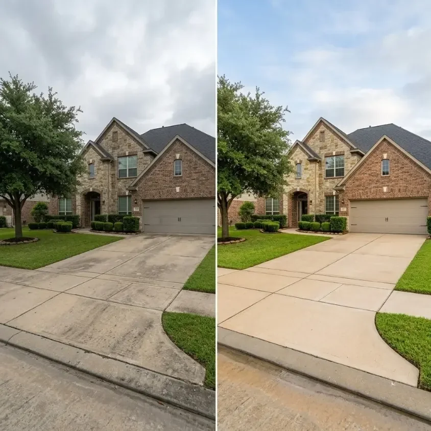 Driveway / Sidewalk Pressure Washing