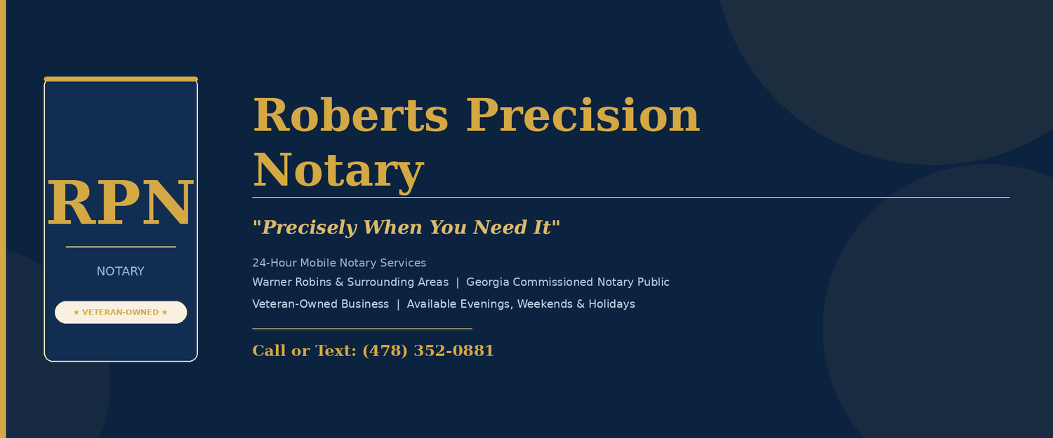 Roberts Precision Notary