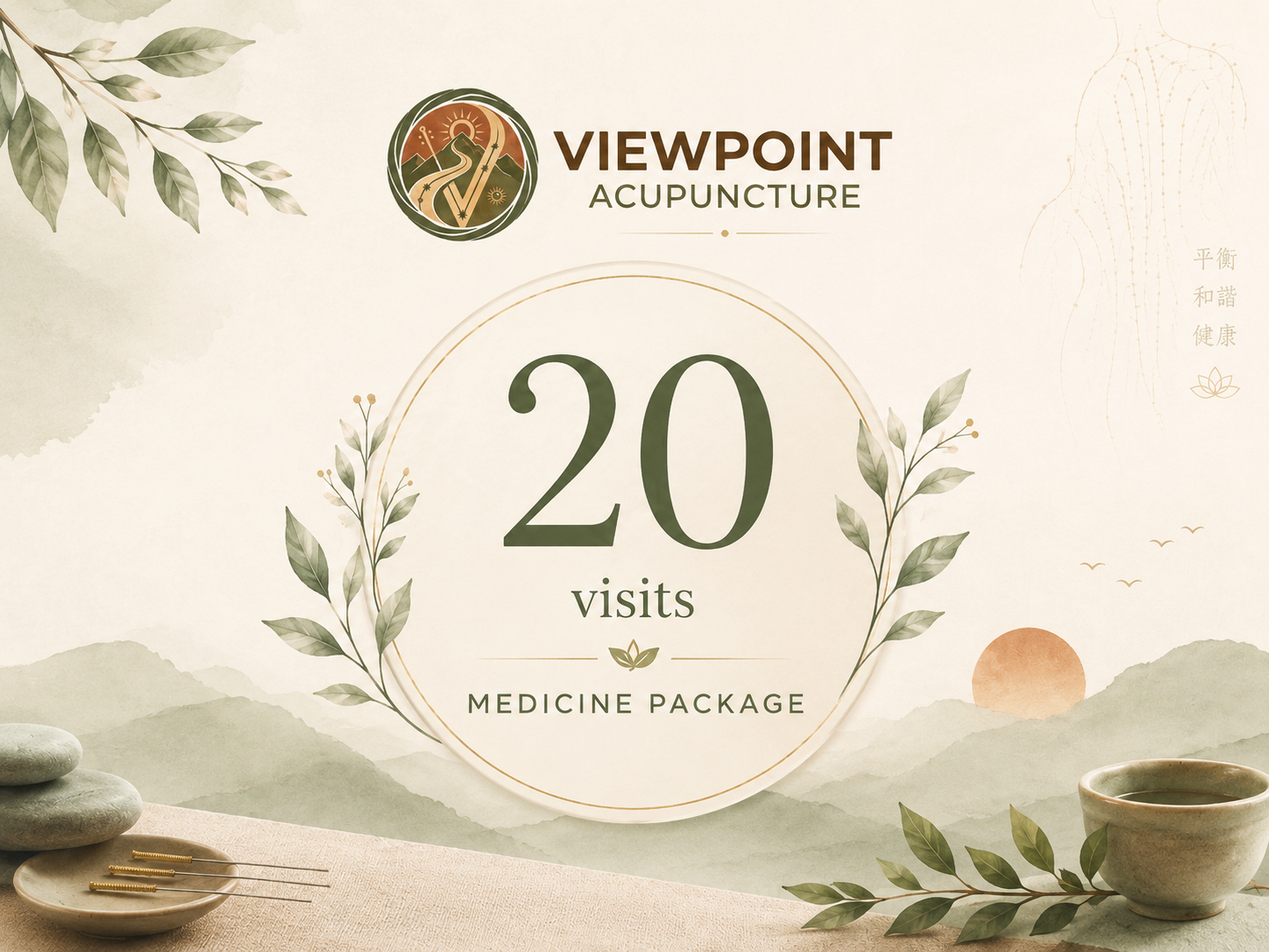 20-Pack Chinese Medicine Package