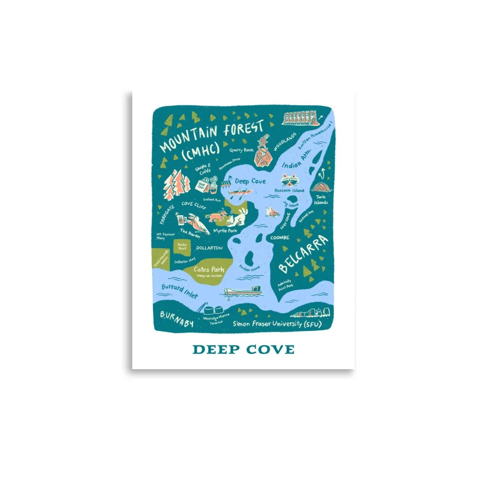 Deep Cove Illustrated Map