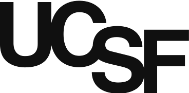 UC San Francisco logo in black and white