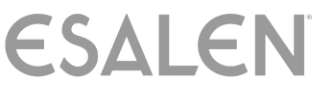 Esalen logo in gray text