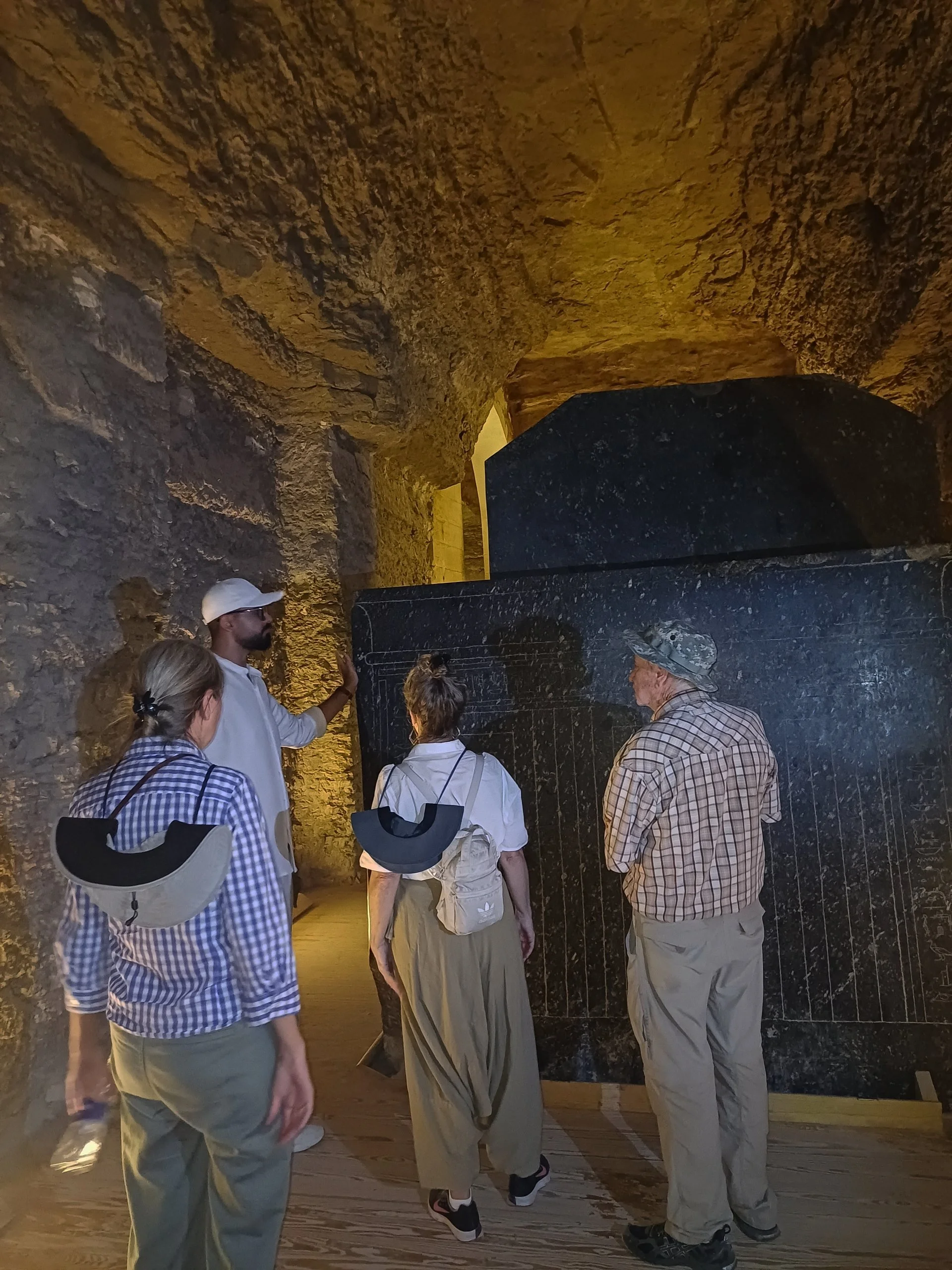 Small group tour inside the Serapeum of Saqqara with Egypt Uncharted guide