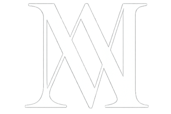 A white monogram of overlapping letters M and A on a black background.