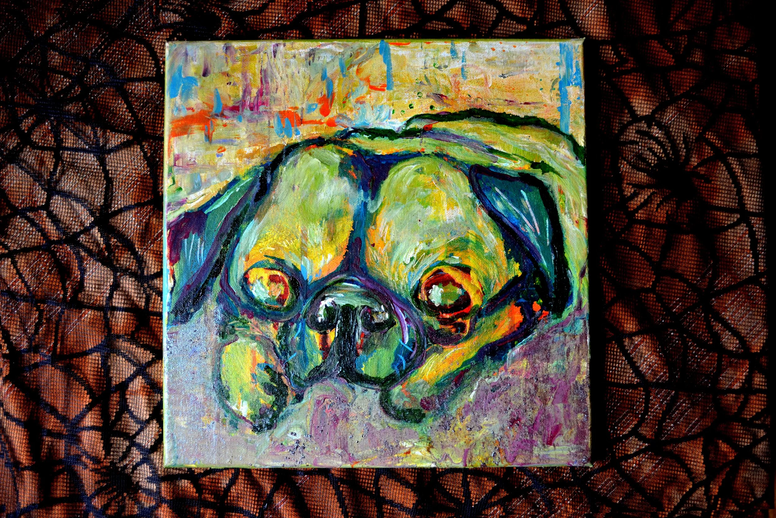 Rupert 
acrylic & ink on canvas 