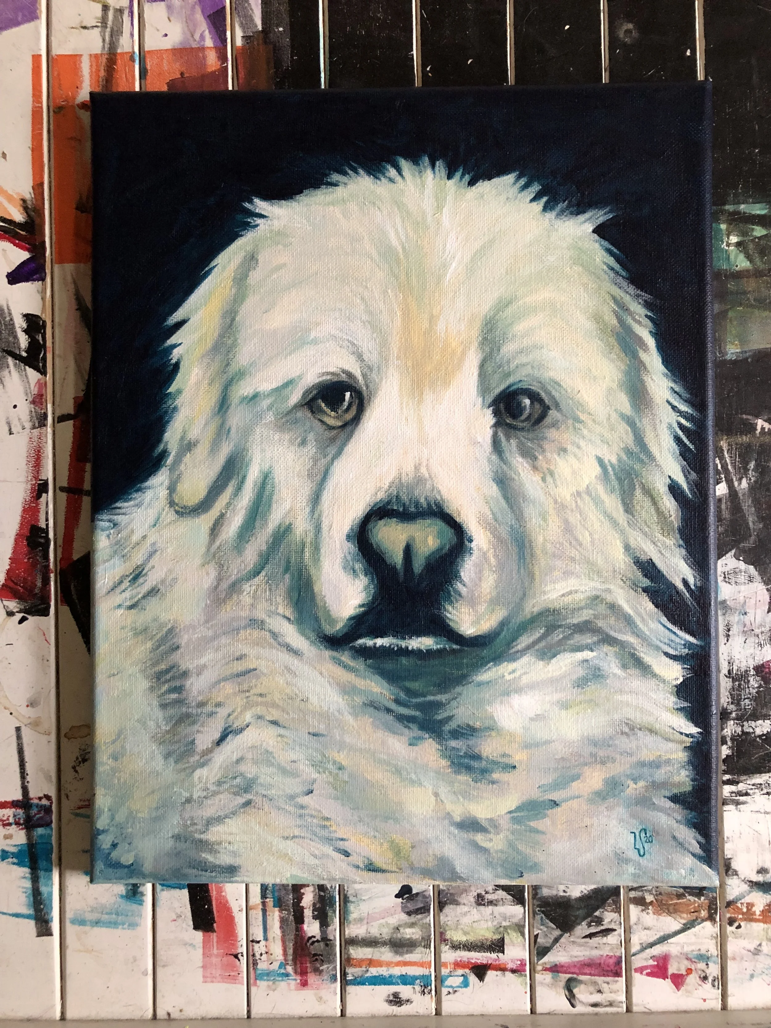 Gitsy
acrylic on canvas 
