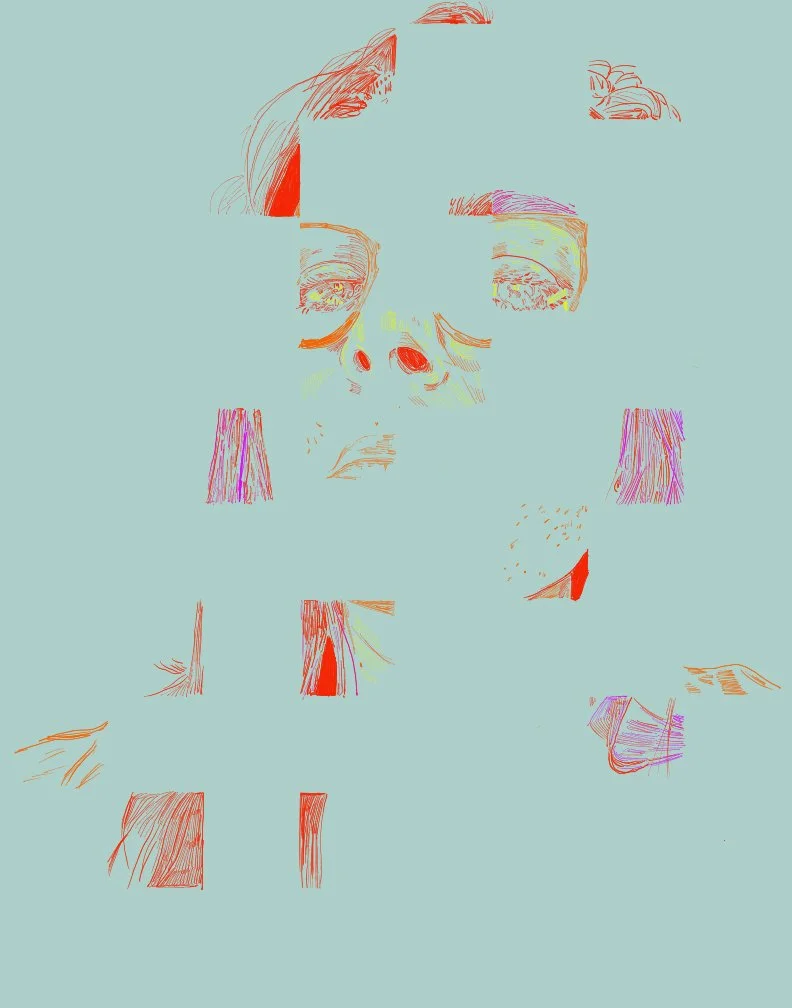 self portrait digital art 