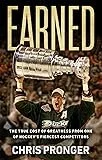 Book cover titled 'EARNED' with a man holding a barbell above his head. The subtitle references the 'truth about raising champions' and 'learning from failure, persistence, and discipline.'