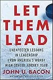 Book cover titled 'Let Them Lead' by John O. Bacon, featuring a background image of a mountain landscape.