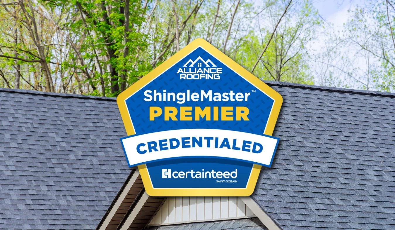 Alliance Roofing Earns CertainTeed ShingleMaster Premier Contractor Certification