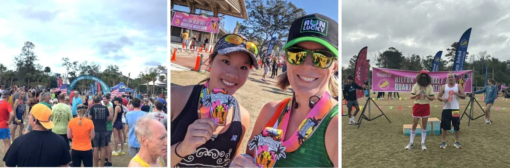 Race participants at Hilton Head Half & Quarter Marathon & 5K