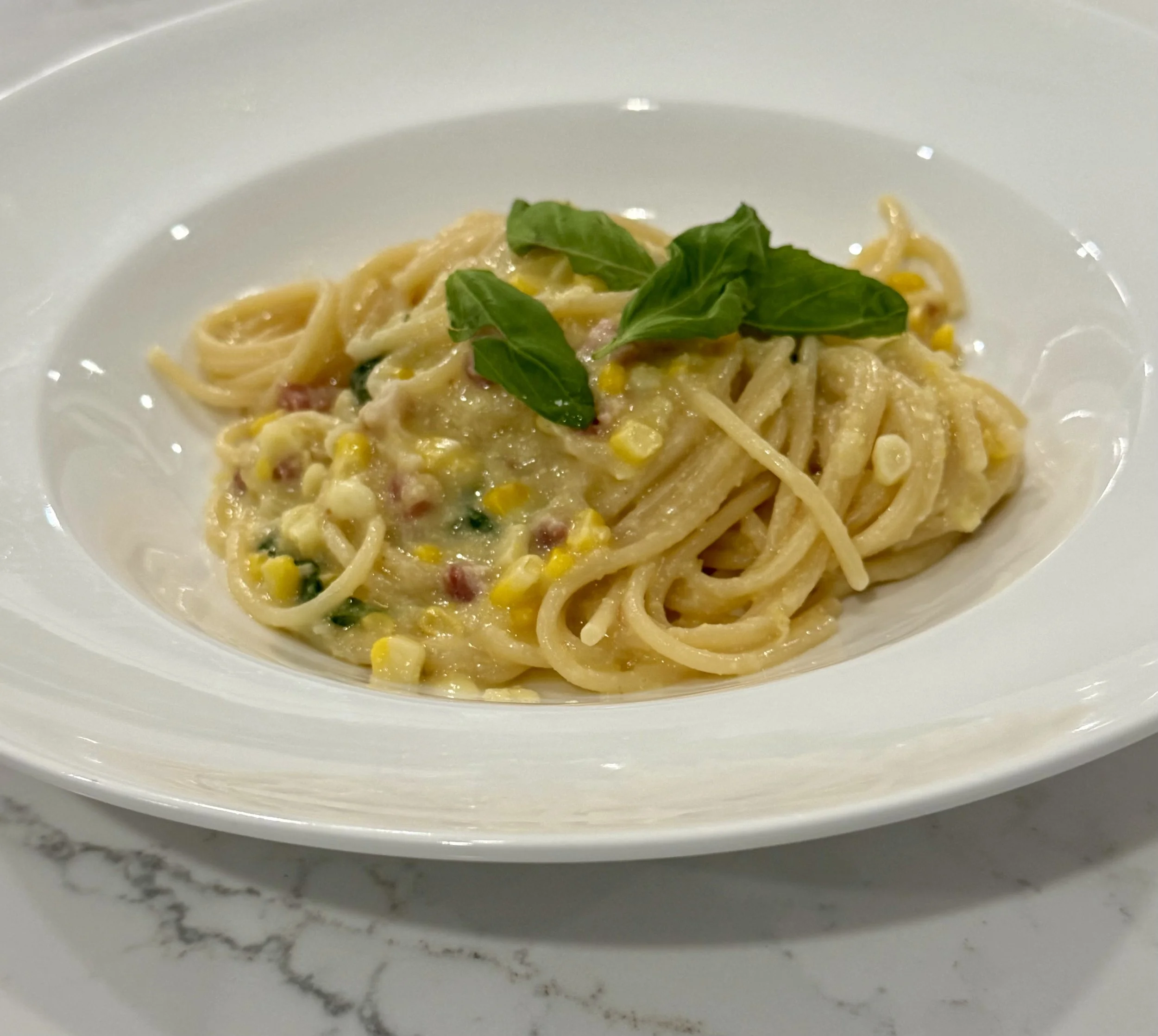 Corn Carbonara