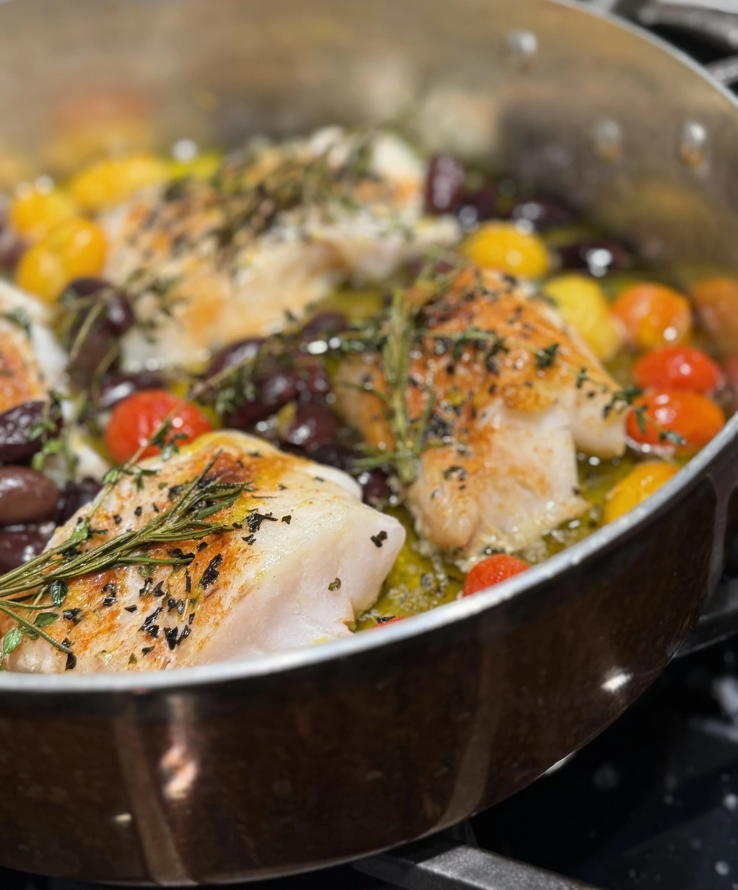 Mediterranean Baked Fish
