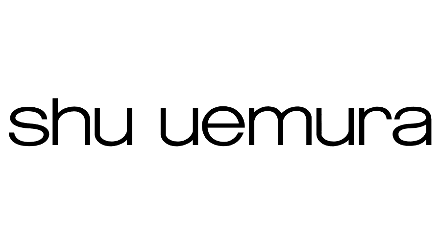 The text 'Shu Uemura' in black font on a white background.