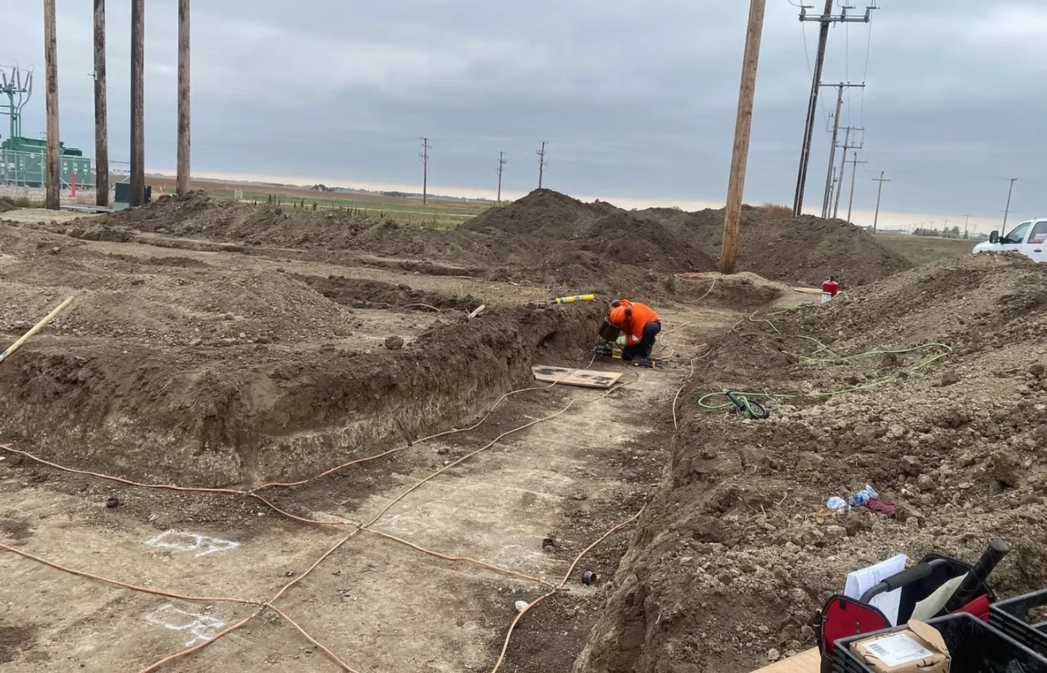 Reliable underground construction and powerline maintenance services in Saskatchewan