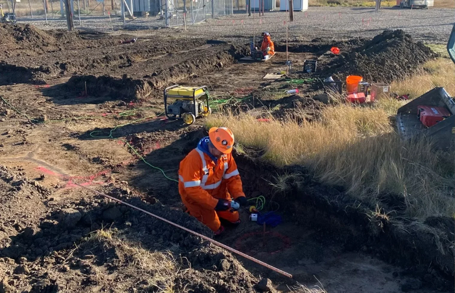 GC Construction crew providing underground construction services in Saskatchewan
