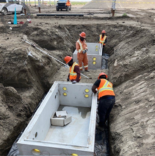 Saskatchewan construction experts completing large-scale utility infrastructure projects