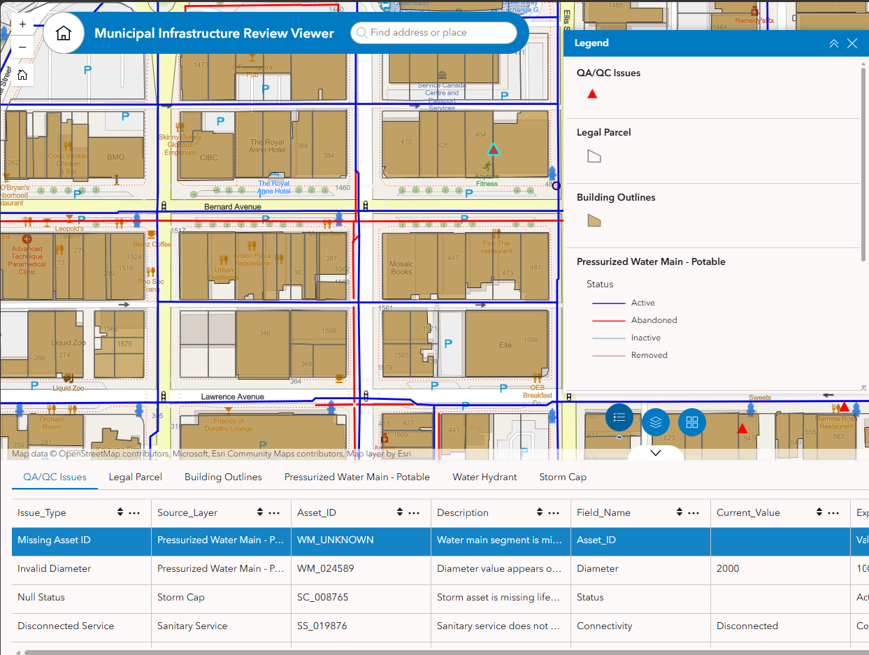 Web GIS Review Application