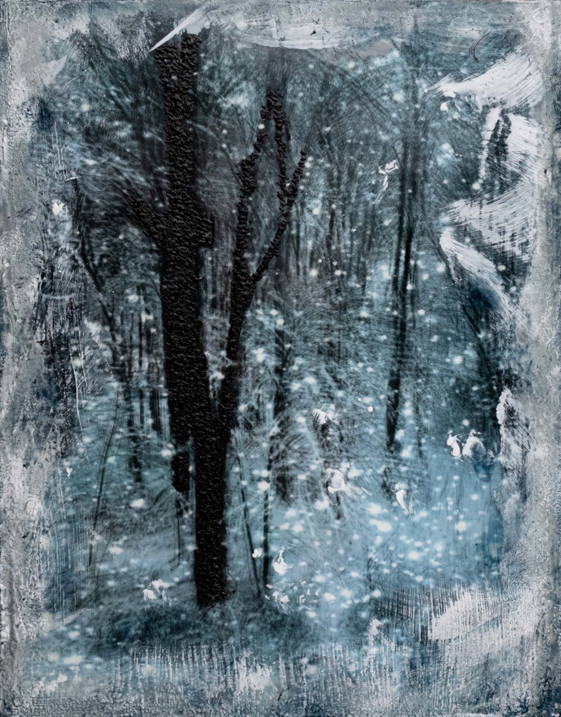 Photo Encaustic � Mixed Media-004-Christmas Eve Snow-Encaustic.jpg