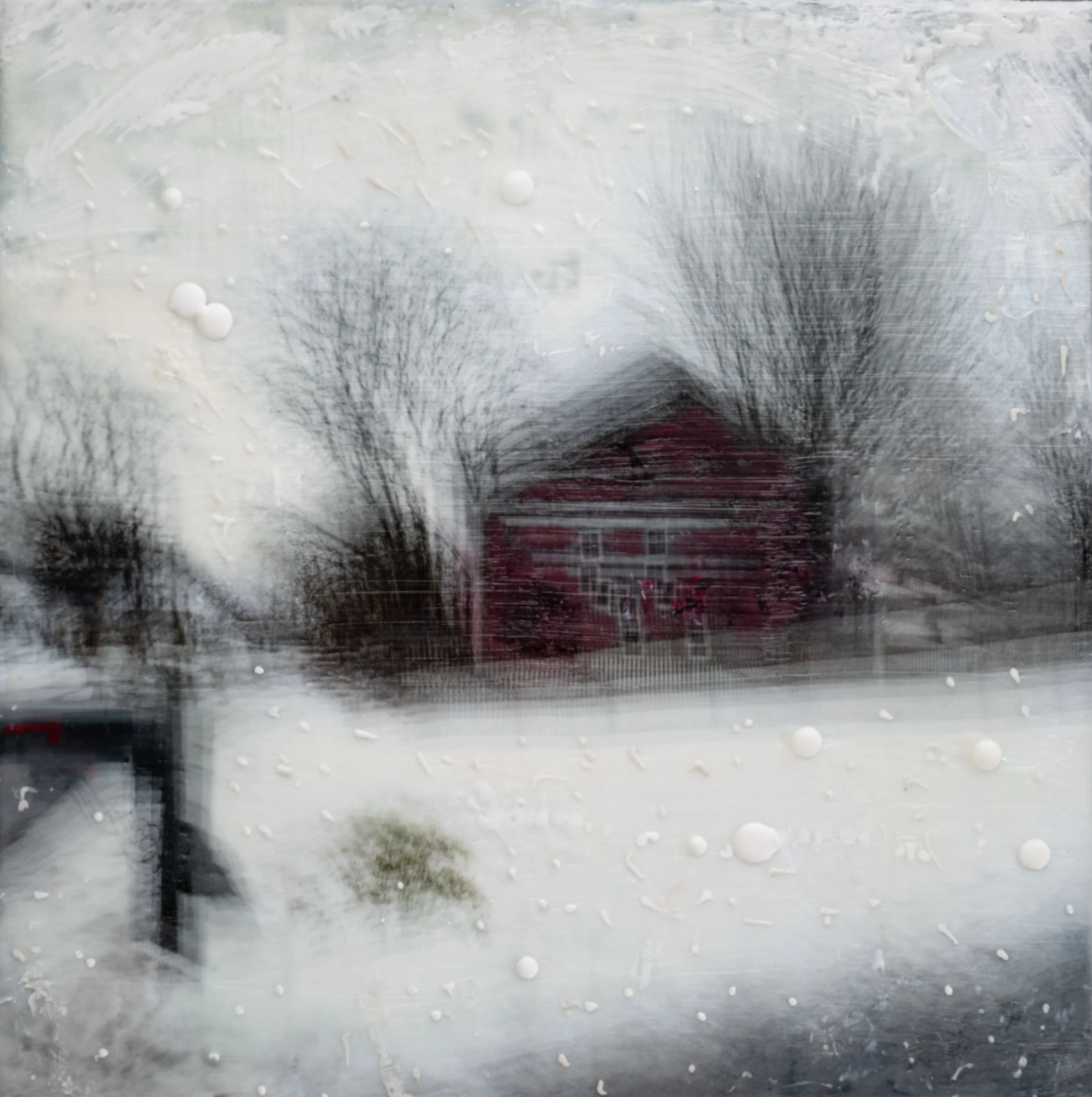 Photo Encaustic _ Mixed Media-008-Maine Barn in Snow.jpg