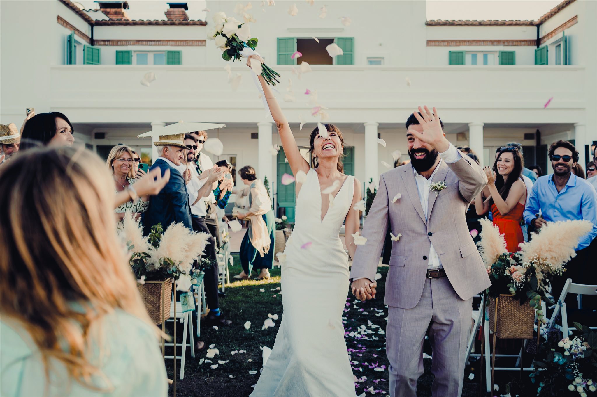 Confetti Moment at a destination wedding