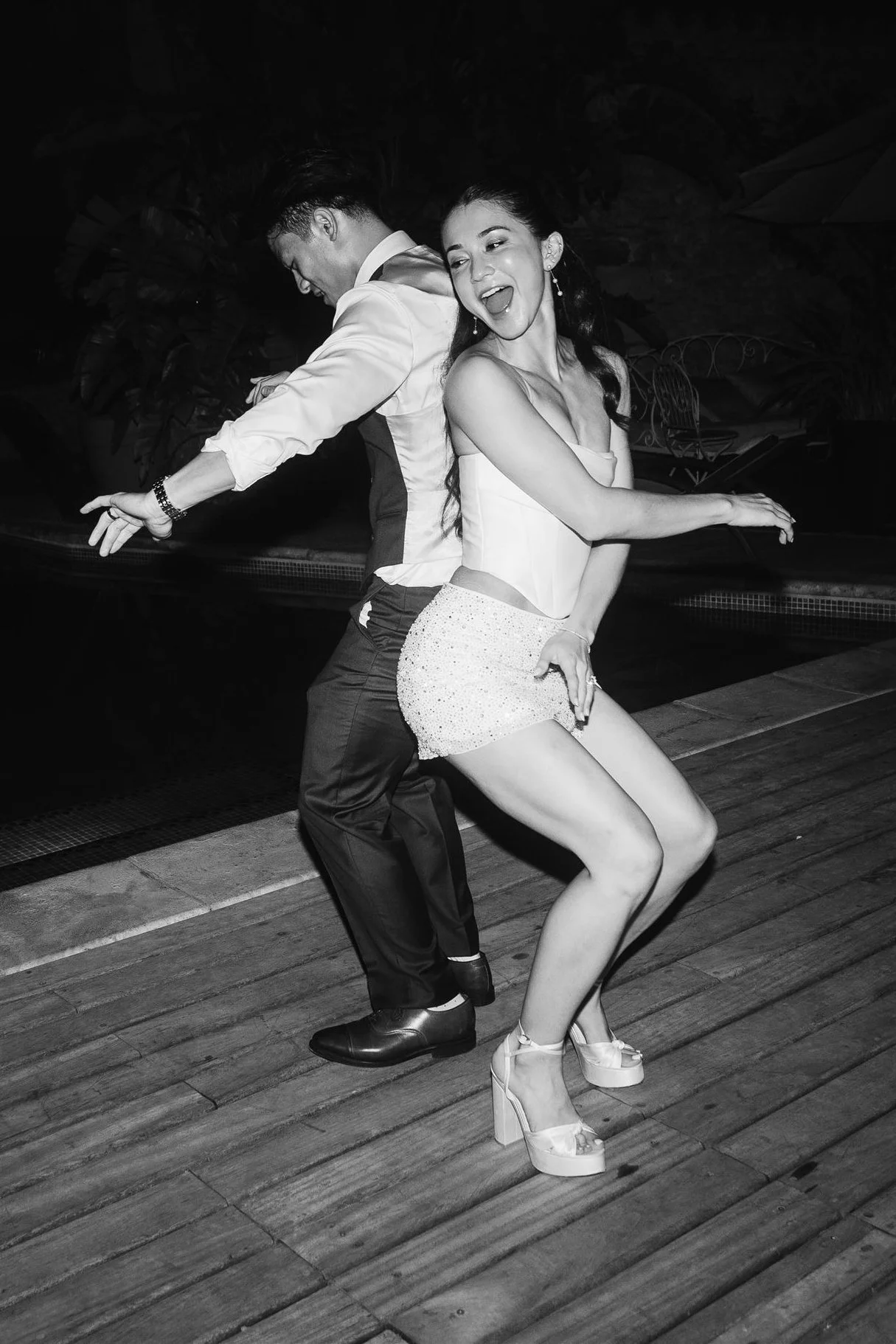 Flash  photography party photo