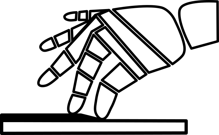 Black silhouette of a bird perched on a branch with leaves.