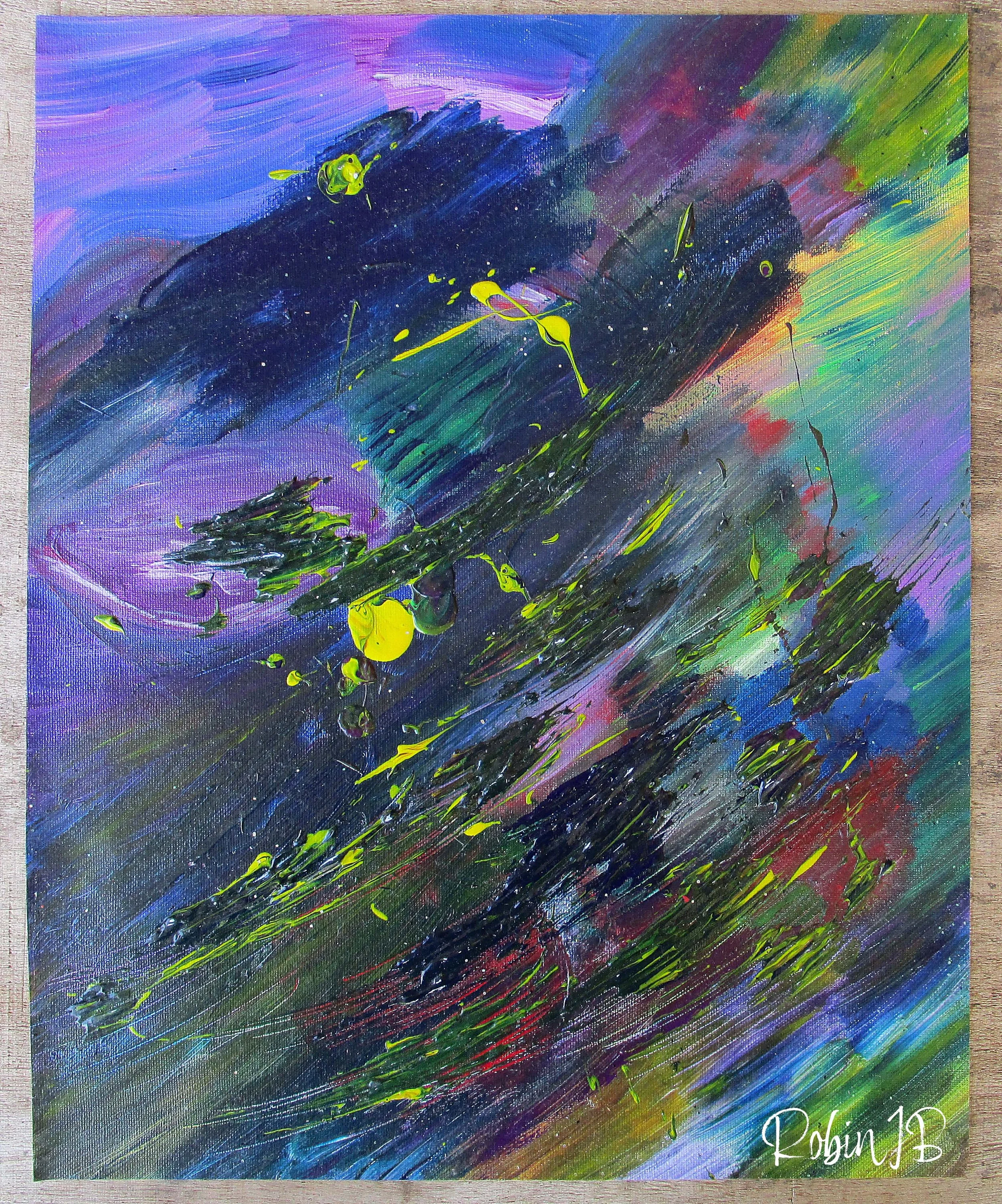 Struggling- Splatter.Drip Series