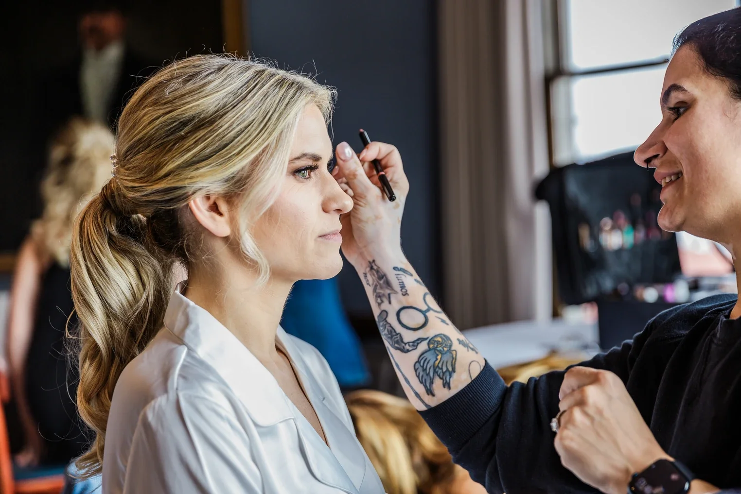 Wedding day makeup by Carolyn Cocuzza New Jersey
