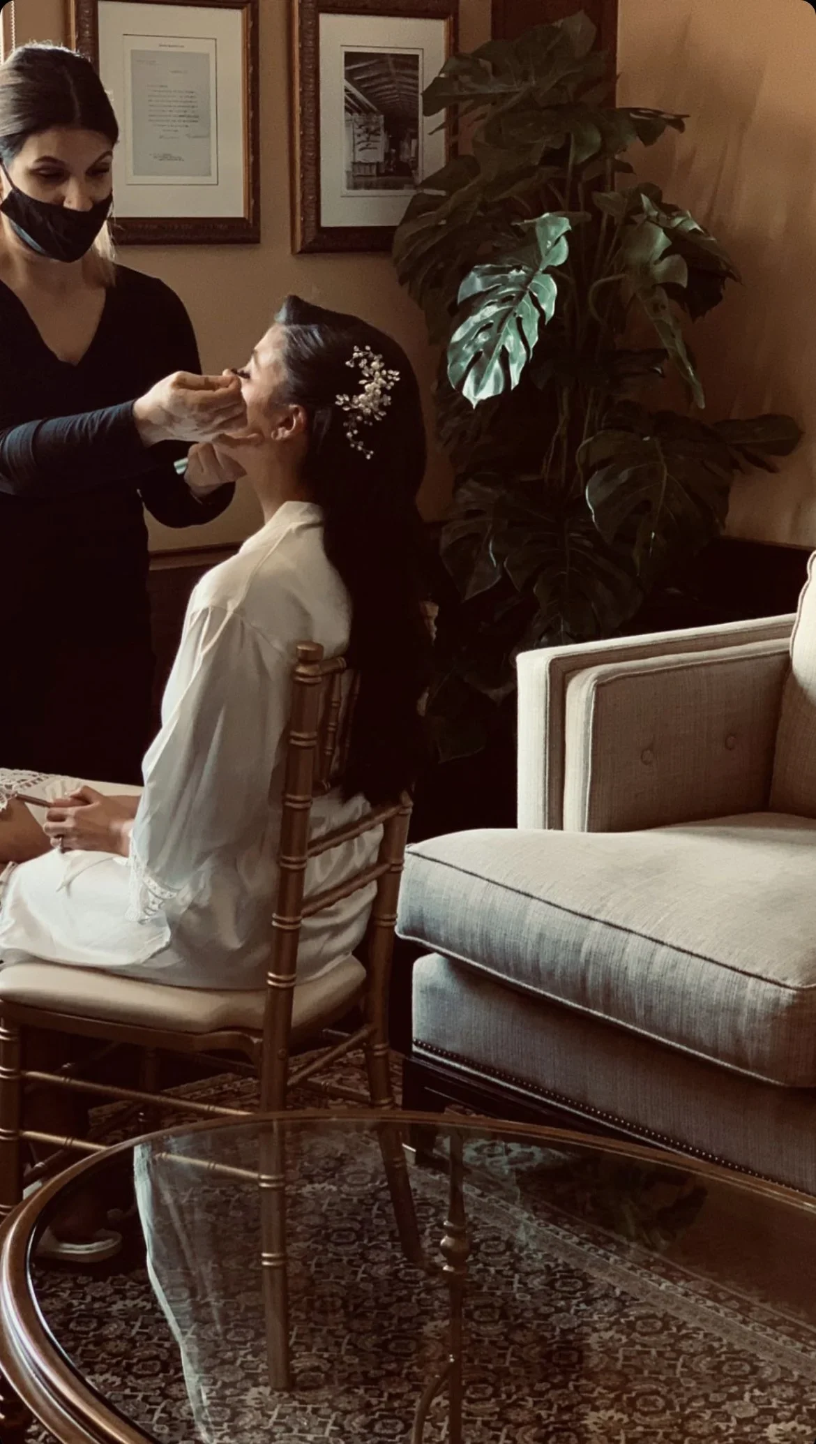 Bridal glam makeup look by Carolyn Cocuzza NJ makeup artist