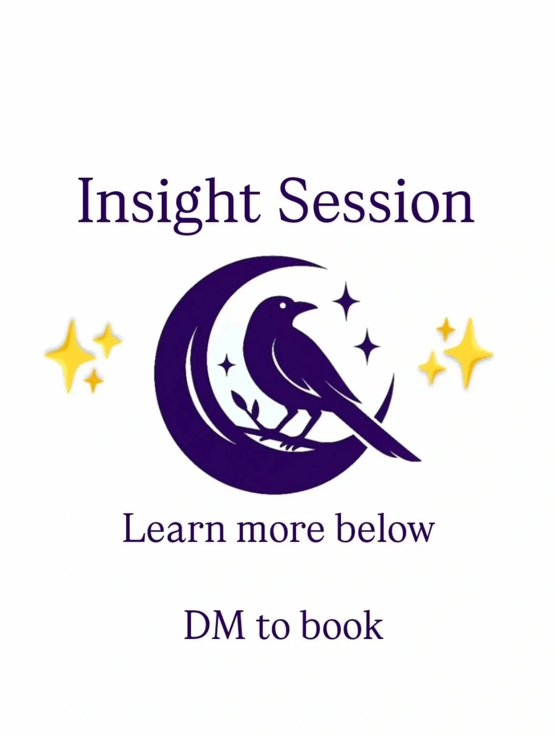 Updated format for readings!

Blue Crow Insight Sessions are designed to help you better understand yourself, your life, and the themes that may be active for you right now. People book these sessions for many reasons. Sometimes there&rsquo;s a speci