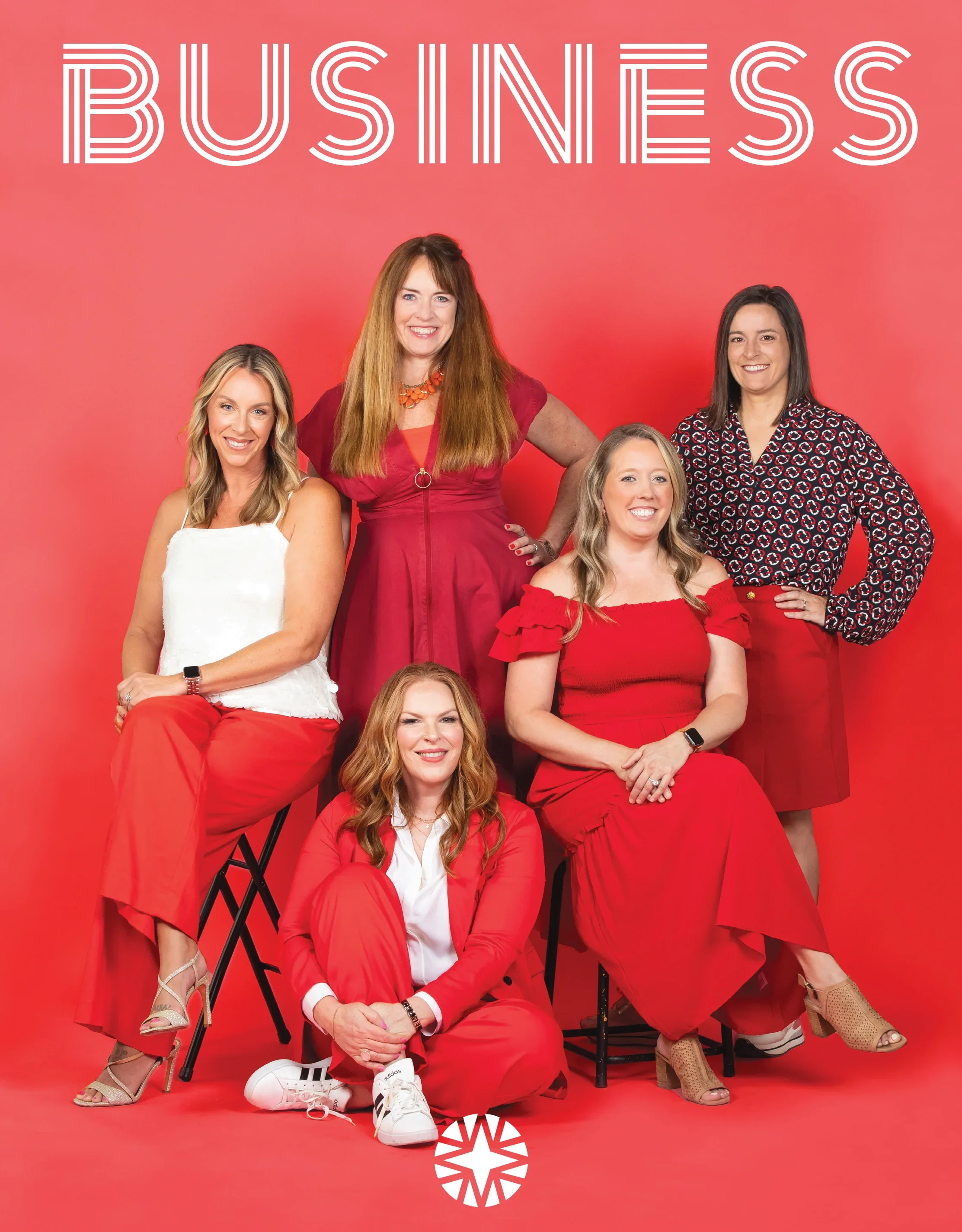 Image of Alison and four other women, finalists in the Business category