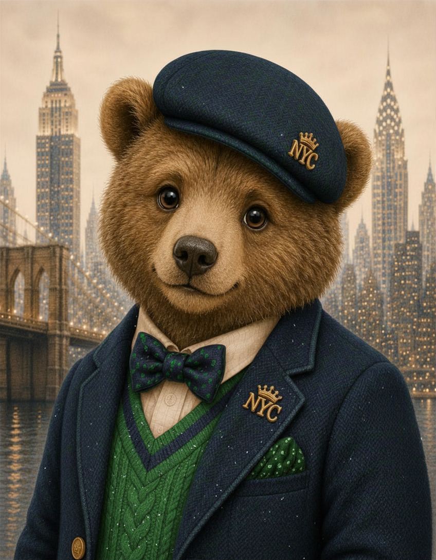 Bear Boy Navy + Green