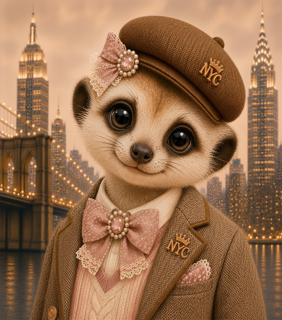 Meerkat Pink + Brown