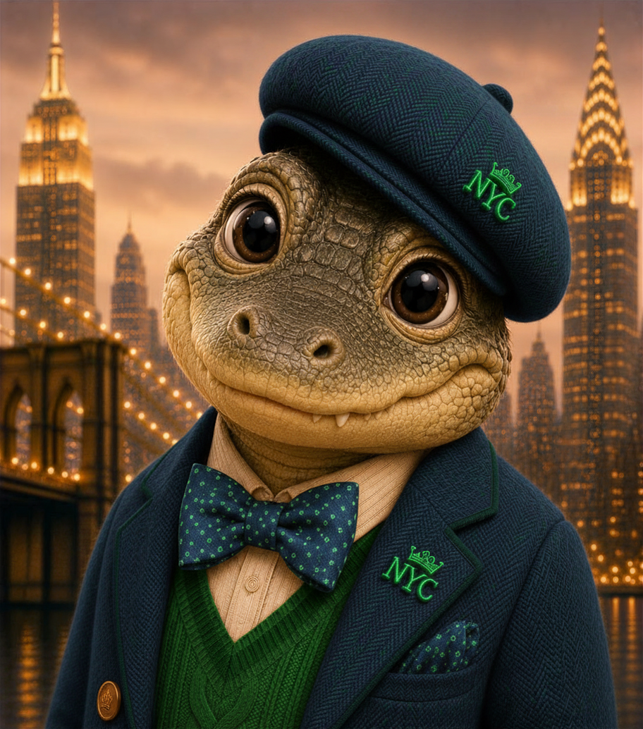 Alligator Boy Navy + Green