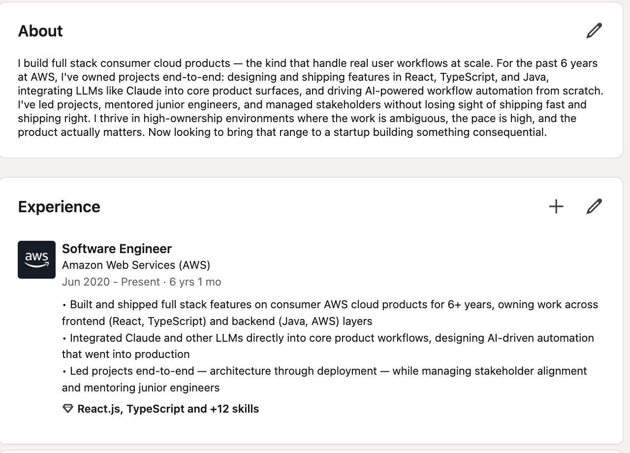 LinkedIn Overhaul