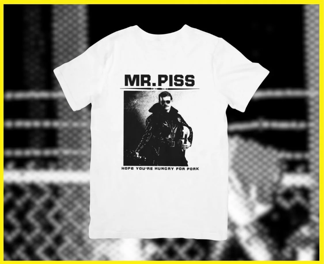All new MR. PISS x @lowlvl limited edition t-shirt. Available now at www.MrPiss.org
