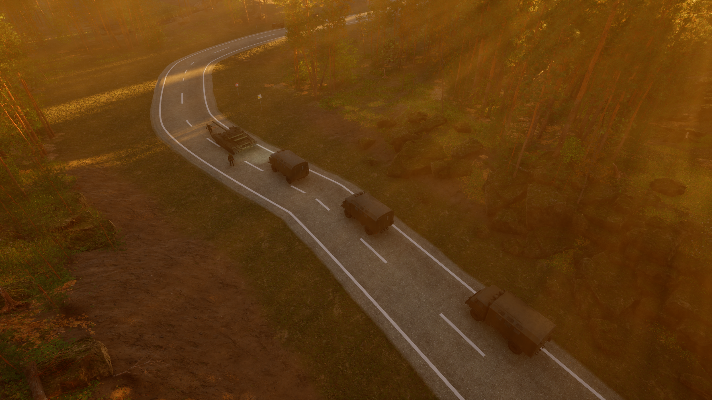 Soviet Convoy, West Germany, circa 1985