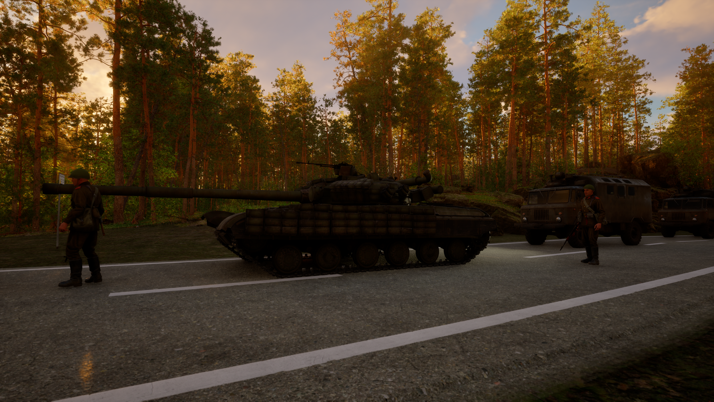 Soviet Convoy, West Germany, circa 1985