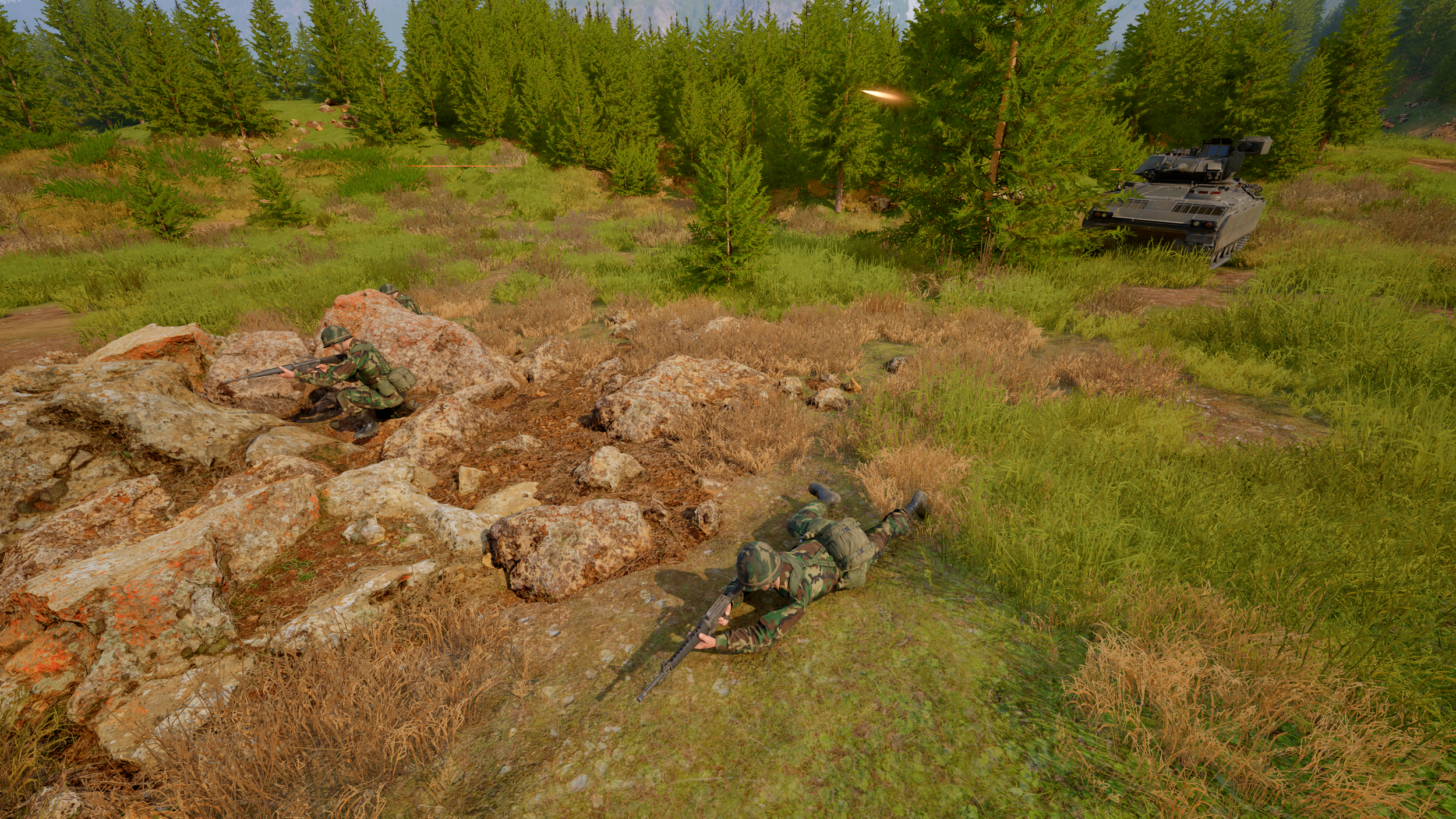 Ambush. In-game Unreal Engine 5.