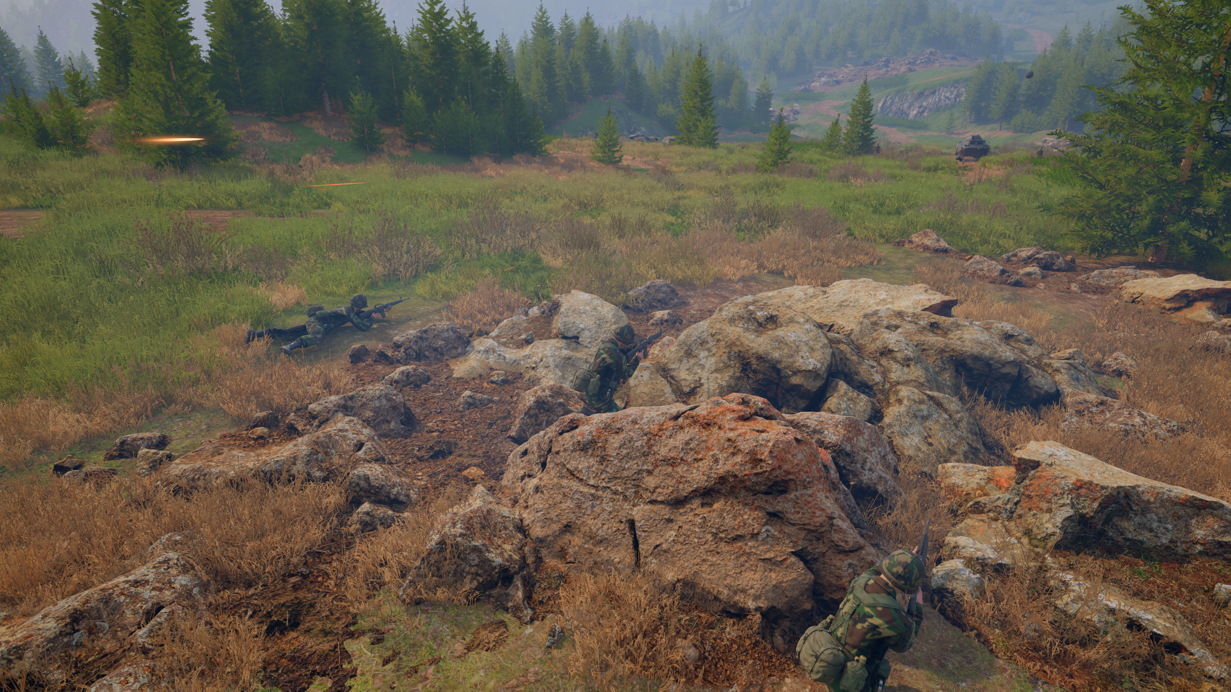 Ambush. In-game Unreal Engine 5.