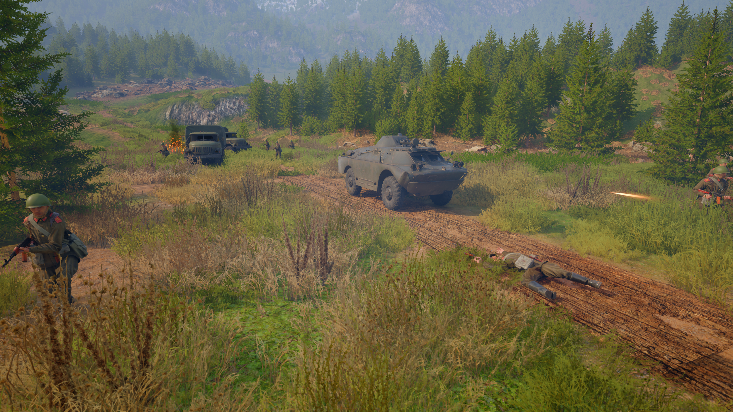 Ambush. In-game Unreal Engine 5.