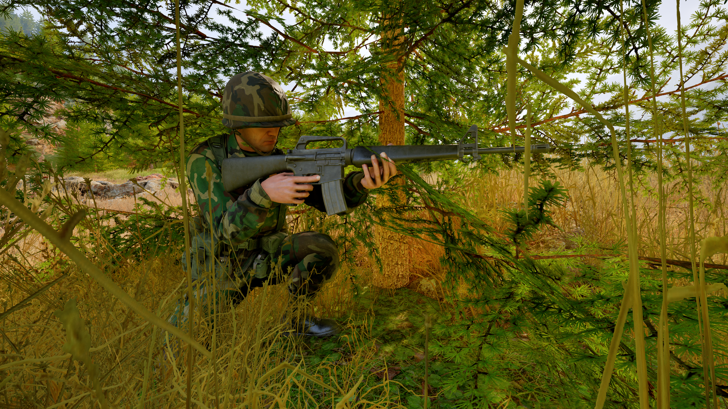 Ambush. In-game Unreal Engine 5.