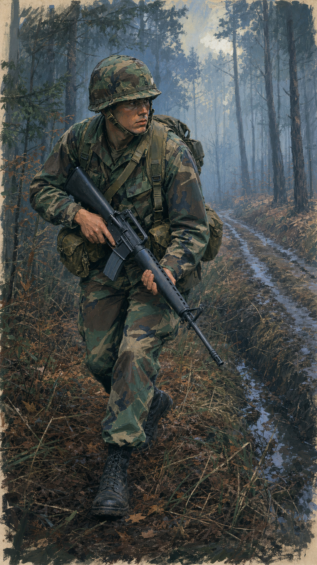 US Army Mechanized Infantry, Infantryman, West Germany, circa 1985