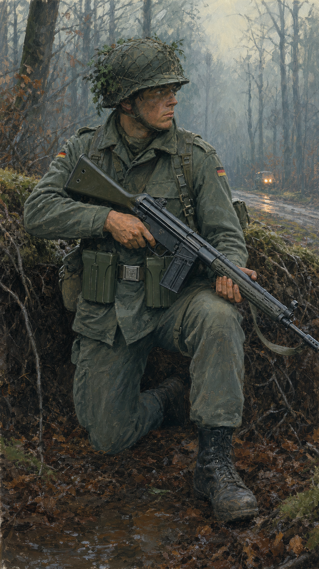 Infantryman, Bundeswehr, West Germany, circa 1985