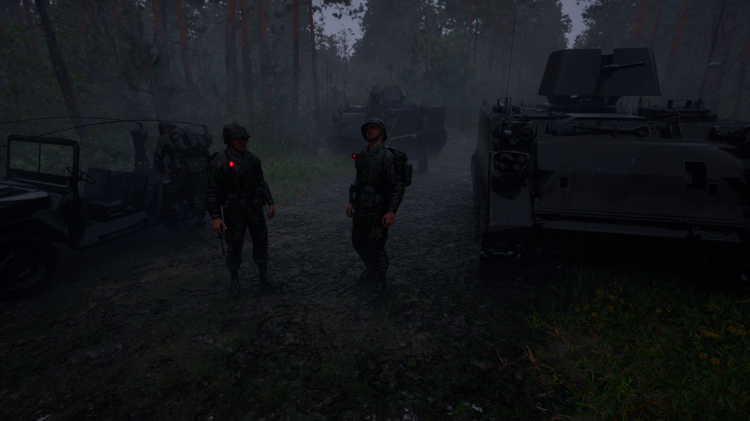 US Mechanized Squad on exercise, West Germany, August 1985